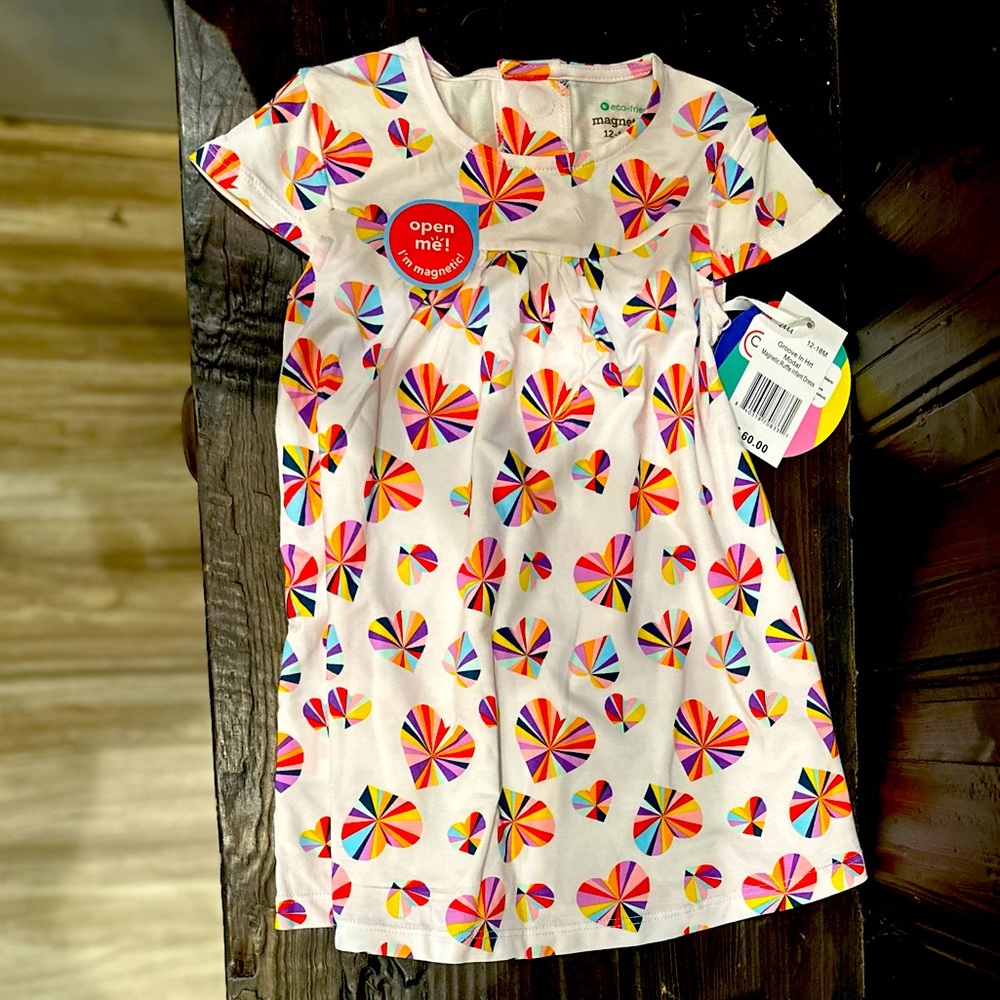 Magnetic Me Groove in Heart Dress 12-18 months
